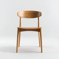Sedia da pranzo in legno massello 46x52x78 cm - legno naturale - design moderno per sala da pranzo