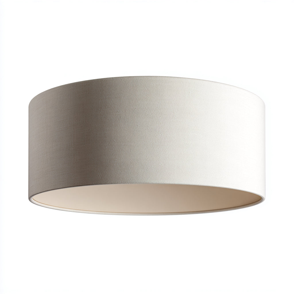 Lampada da soffitto in tessuto 45x45x28 cm - bianco - illuminazione per soggiorno - design moderno